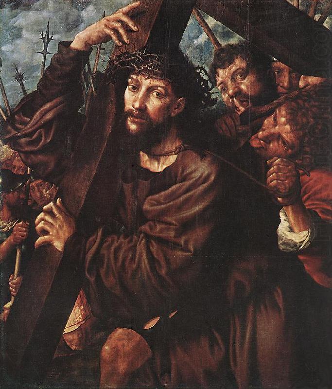 HEMESSEN, Jan Sanders van Christ Carrying the Cross wsg china oil painting image